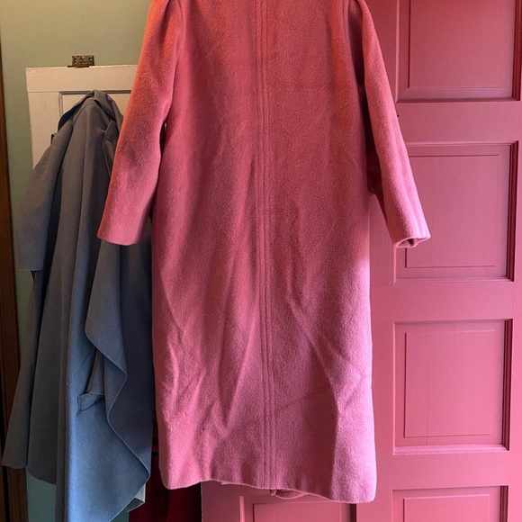 Vintage pink midi trench coat medium - Picture 10 of 10